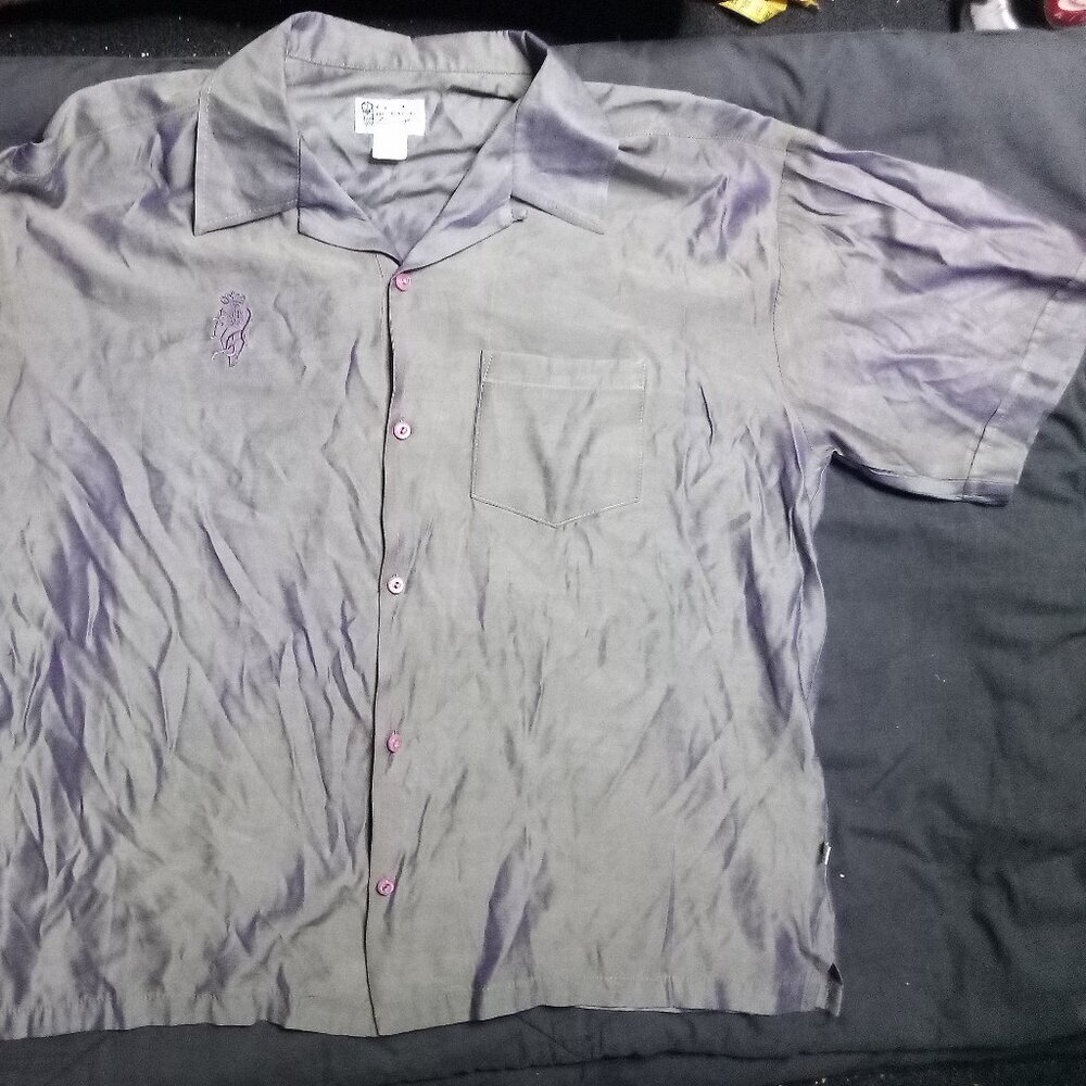 Vintage BC Ethic Lounge Iridescent Button Shirt - Picture 4 of 8